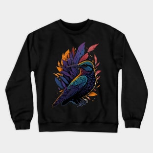 Nature Lovers - Charming Hummingbird Crewneck Sweatshirt